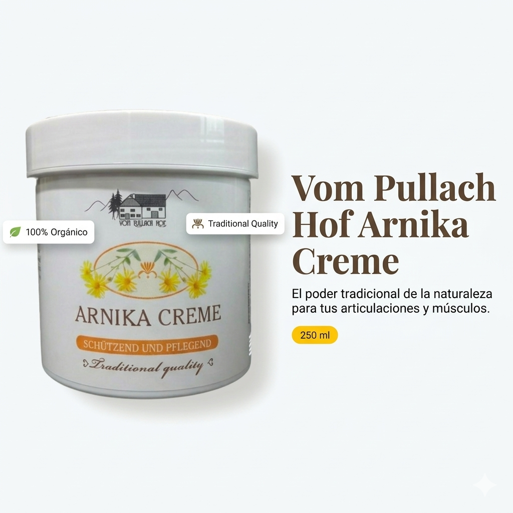 Crema de Árnica (Arnika Creme) Vom Pullach Hof - Alivio Muscular y Articular