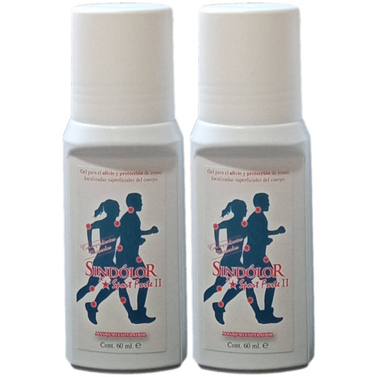 Pack Gel Sindólor Rollon Sport Forte. 2 Unidades x 60 ml