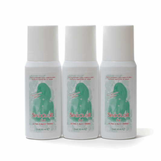 Lote 3 Unidades Gel Sin Dolor Rollon 60 ml
