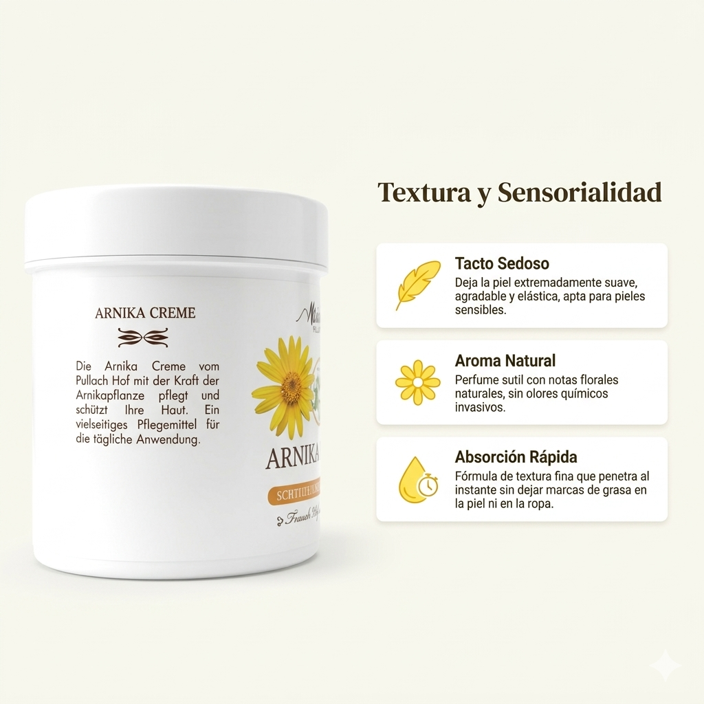 Crema de Árnica (Arnika Creme) Vom Pullach Hof - Alivio Muscular y Articular