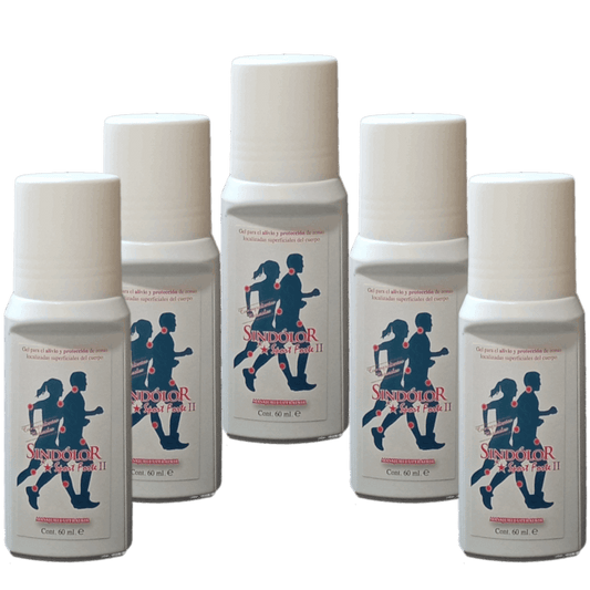 Sindolor Sport Forte Gel Rollon Pack 5 Unidades x 60 ml