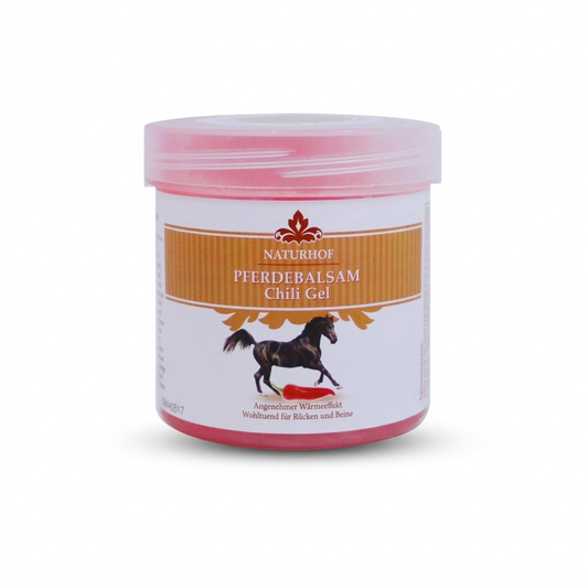 Gel De Caballo Chili Gel Naturhof - Gel de Masaje Efecto Calor Extremo (250ml)