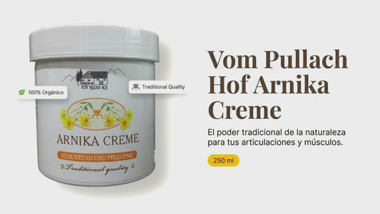 Crema de Árnica (Arnika Creme) Vom Pullach Hof - Alivio Muscular y Articular